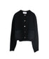 【SOI-MeME】sheer fringe cocoon cardigan